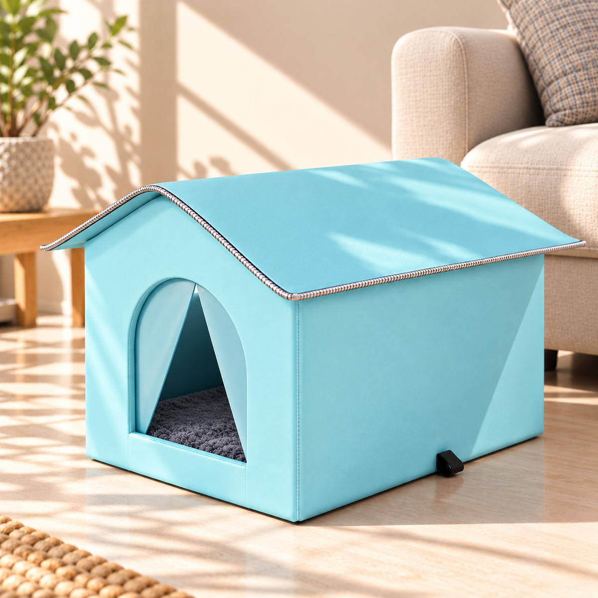 Outdoor Pet Cave – Waterproof Foldable Winter Bed - TillyPaw