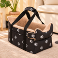 Dog Car Seat – Paw Print Console Booster for Small Dogs - TillyPaw
