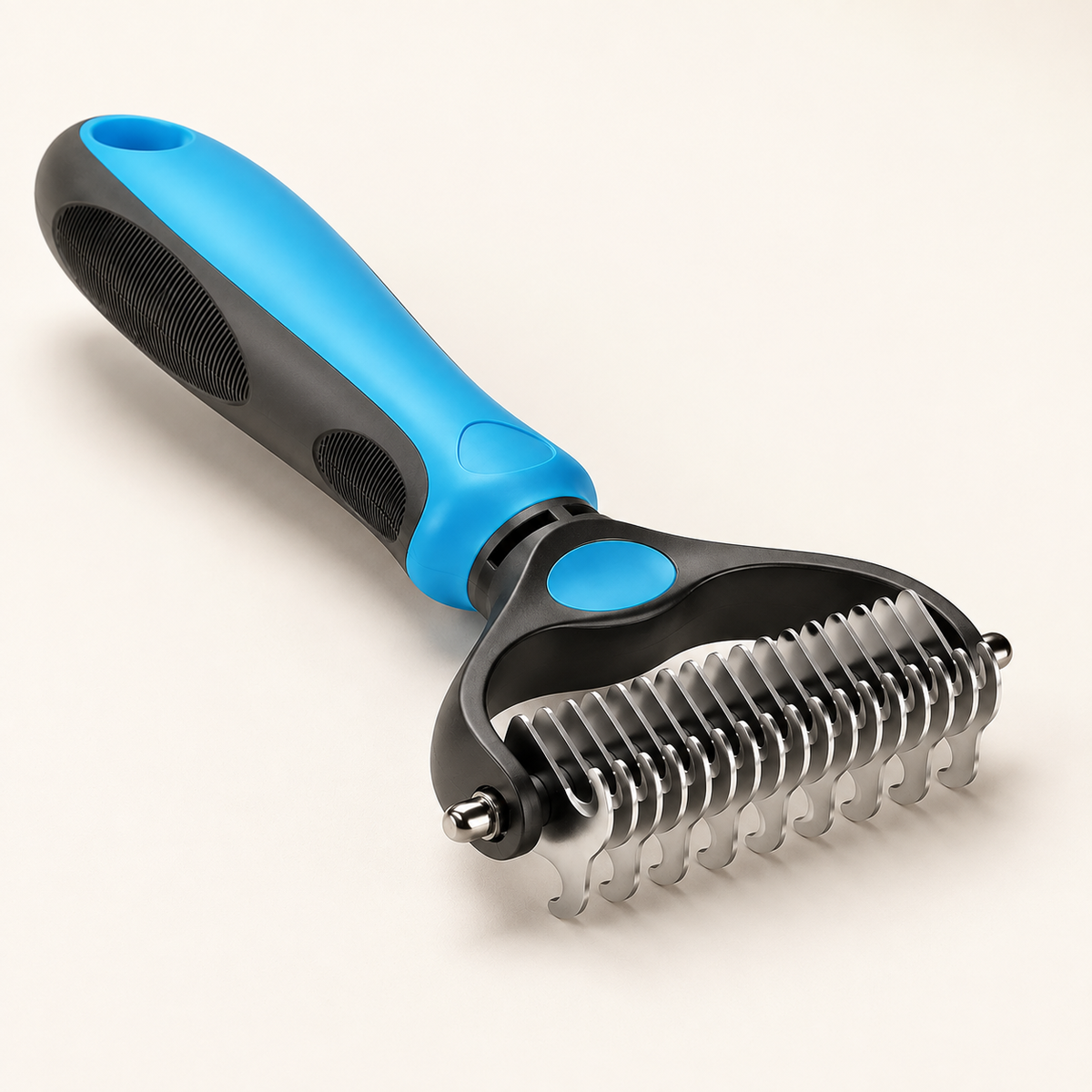 Pet Deshedding Brush - 2-in-1 Fur & Knot Remover - TillyPaw
