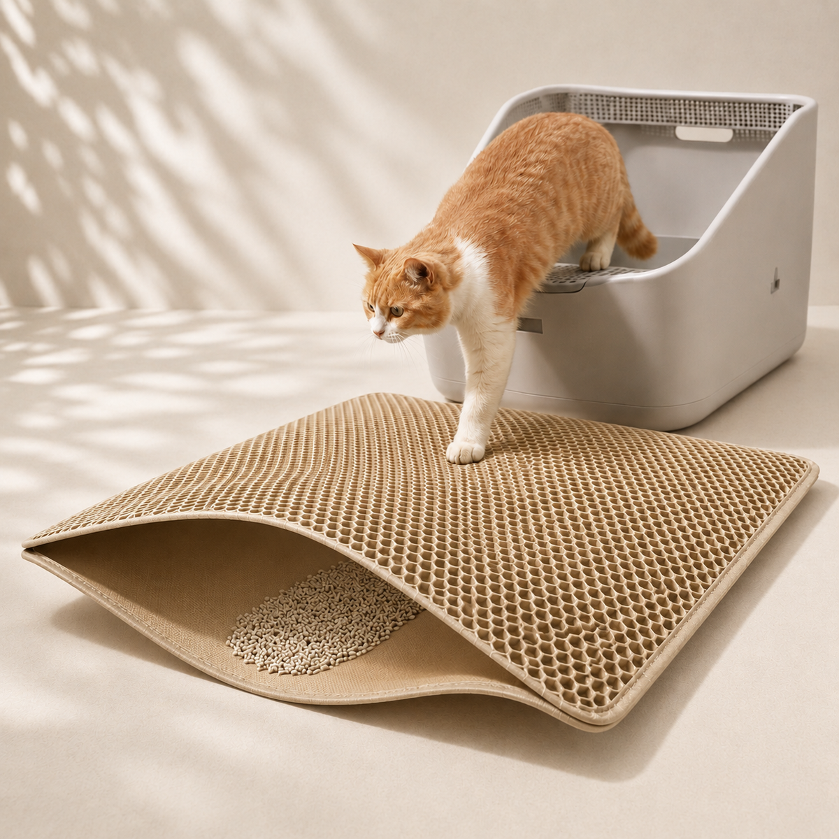 Cat Litter Mat - Waterproof Double-Layer Litter Trapping Mat - TillyPaw