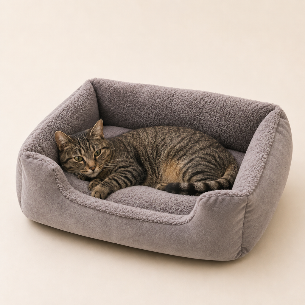 Cat Bed - Pet Sleeping Cushion for Cats & Kittens - TillyPaw