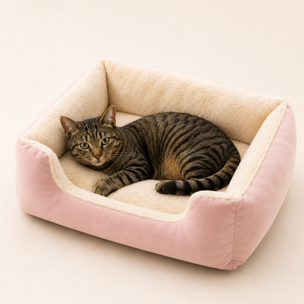 Cat Bed - Pet Sleeping Cushion for Cats & Kittens - TillyPaw