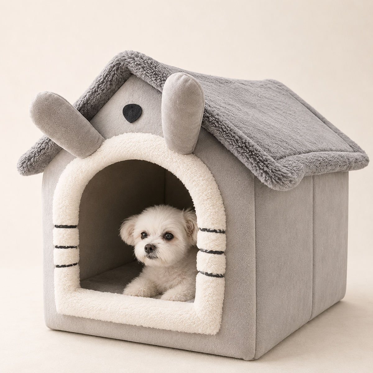 Dog & Cat House Bed - Removable Washable Pet Bed - TillyPaw