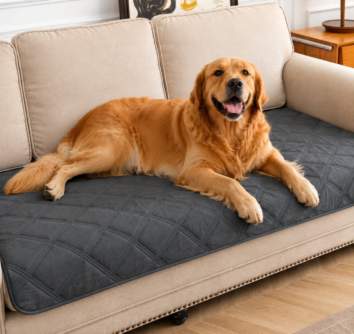 Reversible Dog Bed Cover – Waterproof Sofa & Furniture Protector - TillyPaw