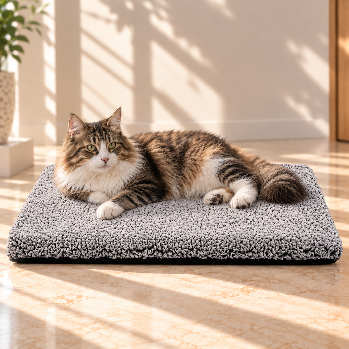 Warming Pet Mattress – Washable Non-Slip Mat for Dogs & Cats - TillyPaw