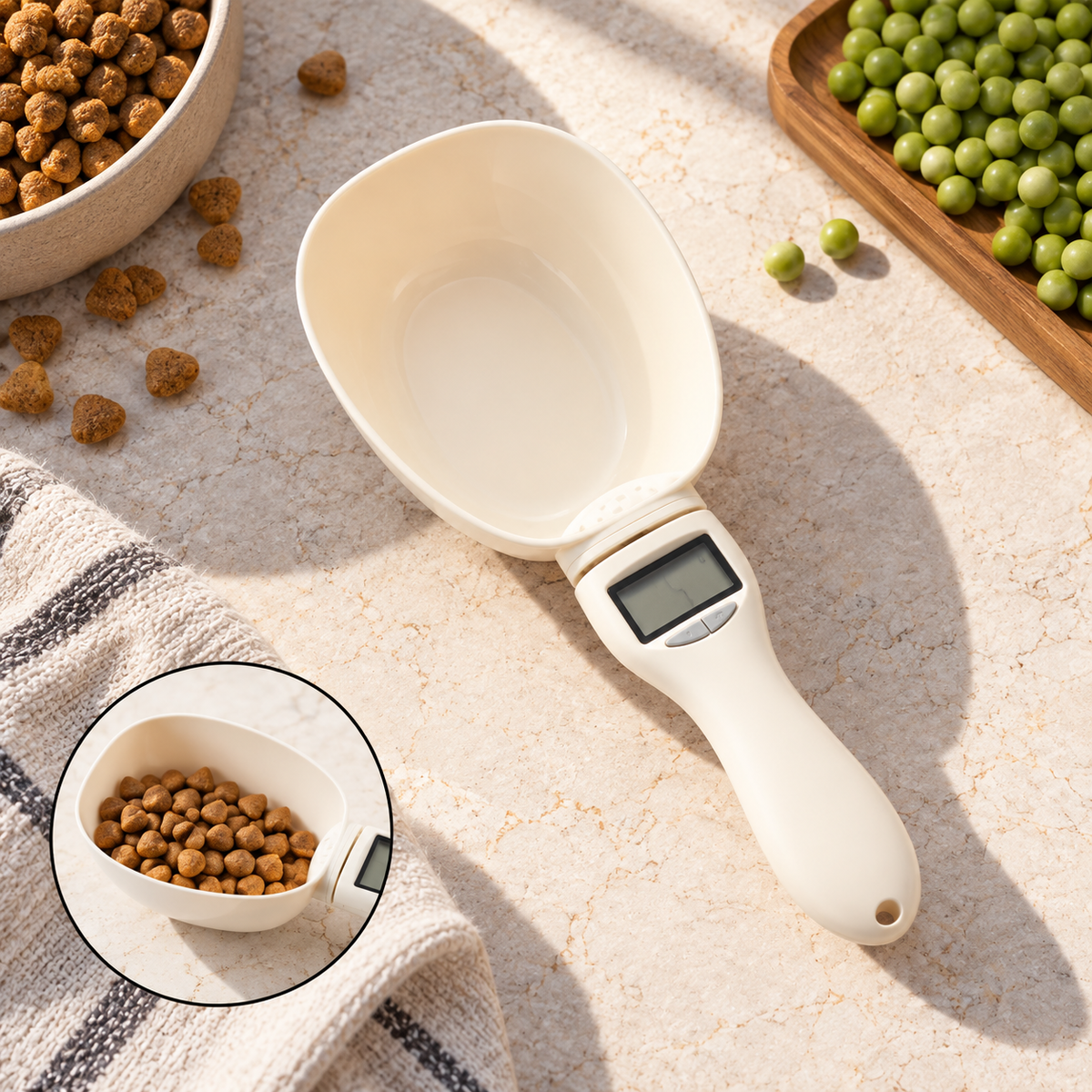 Digital Food Scoop – Electronic Pet Food Measuring Cup - TillyPaw