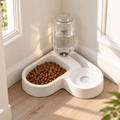 Automatic Drinking Pet Bowl – Dual-Use Feeding and Drinking Basin - TillyPaw