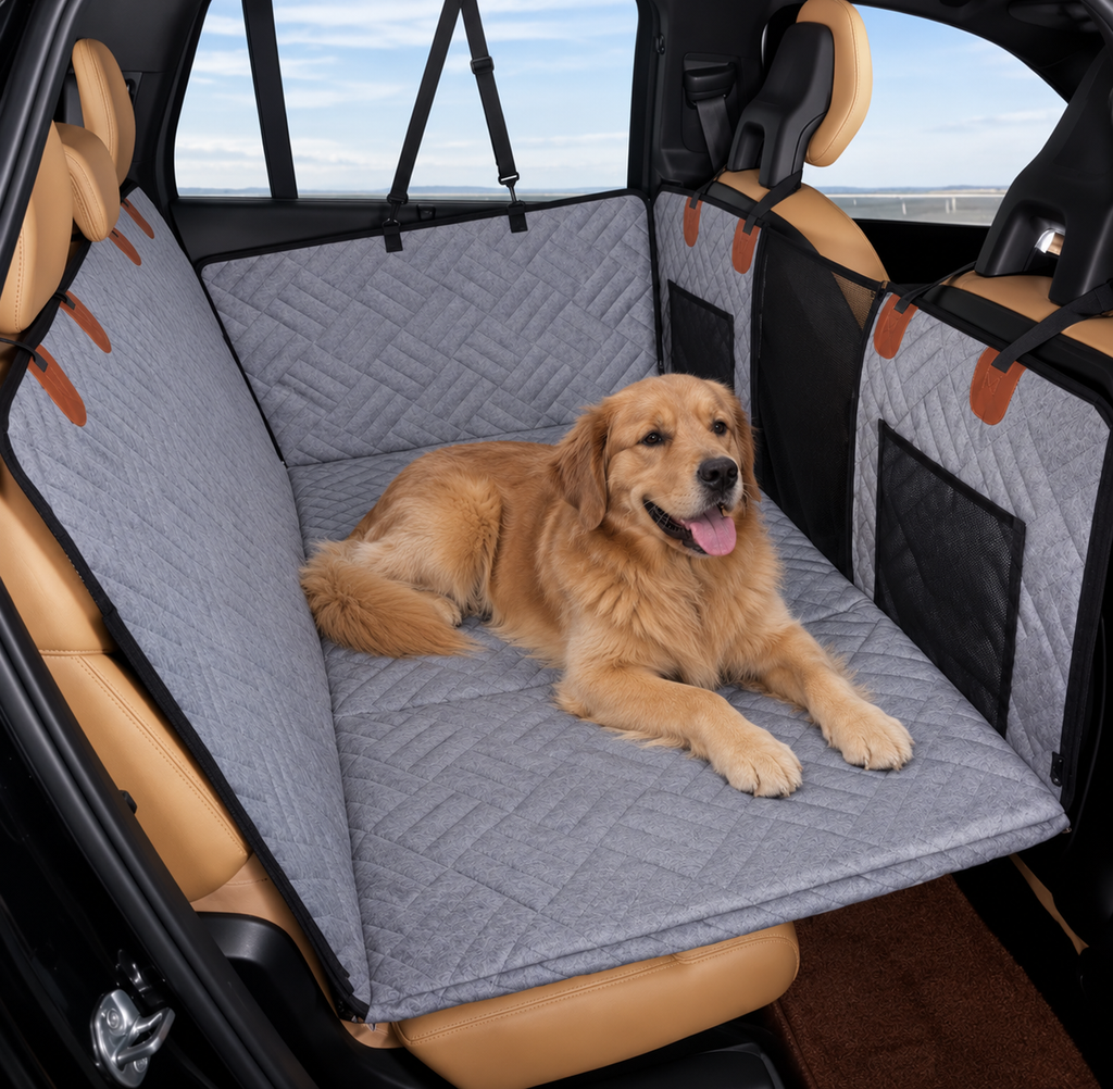 Dog Car Seat Cover – Waterproof Hammock Design - TillyPaw