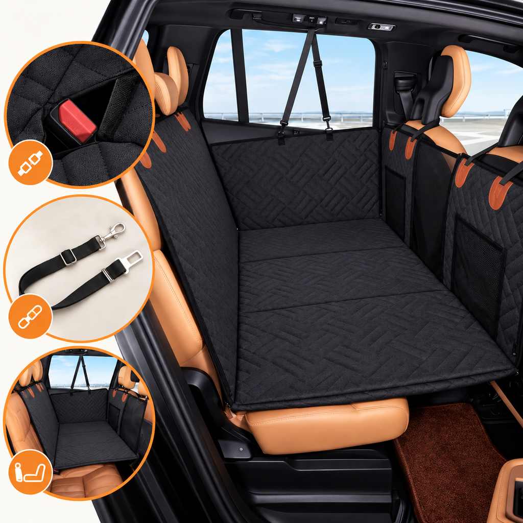 Dog Car Seat Cover – Waterproof Hammock Design - TillyPaw