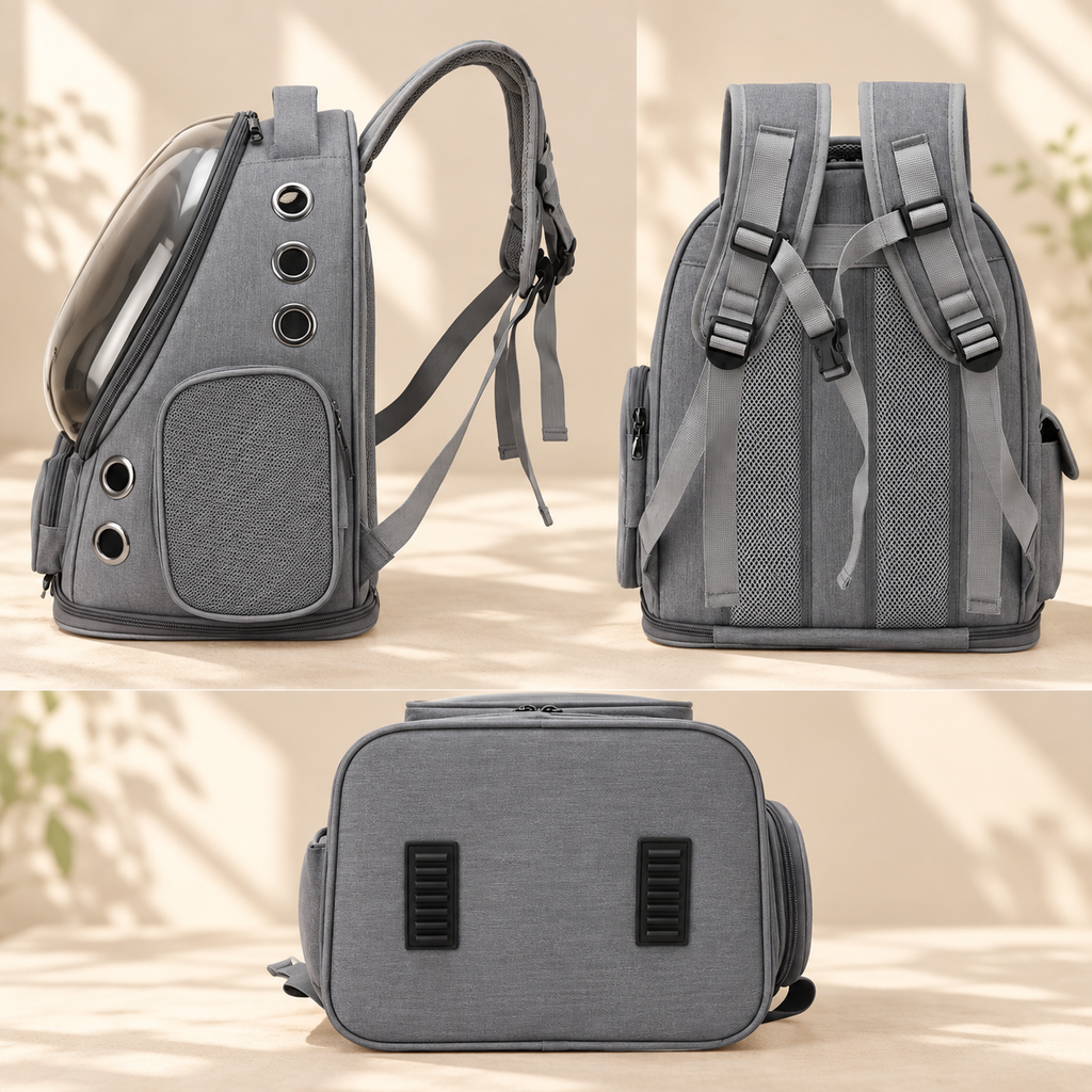 Cat Carrier Backpack – Breathable Travel Bag for Cats - TillyPaw