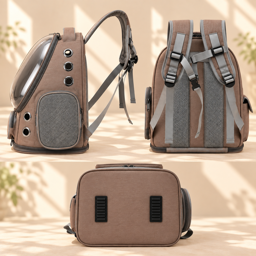Cat Carrier Backpack – Breathable Travel Bag for Cats - TillyPaw