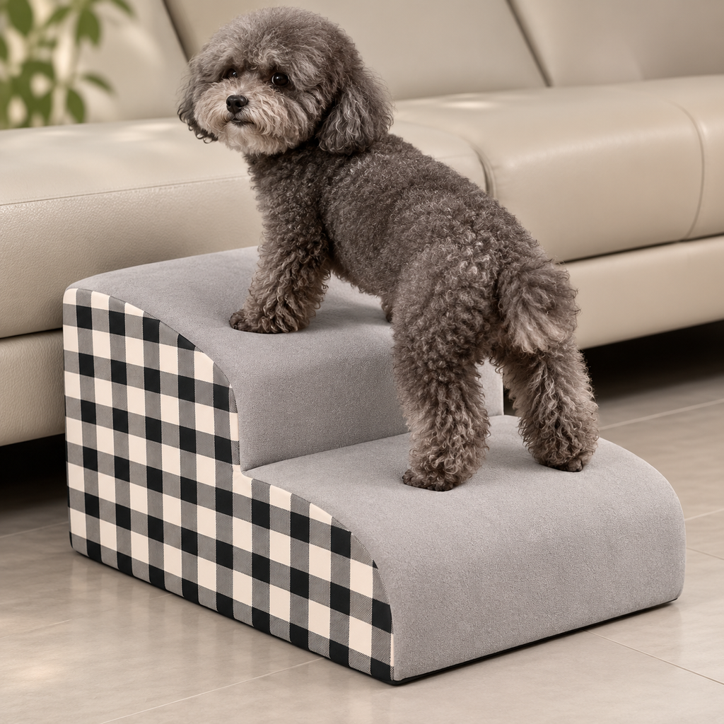 Dog Stairs – Detachable Foam Bedside Steps - TillyPaw