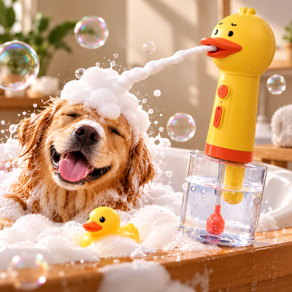 Foam Bathing Machine – Electric Soap Dispenser for Pets - TillyPaw