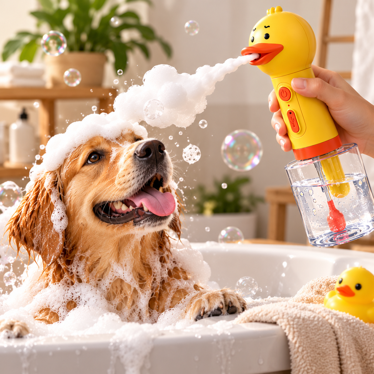 Foam Bathing Machine – Electric Soap Dispenser for Pets - TillyPaw
