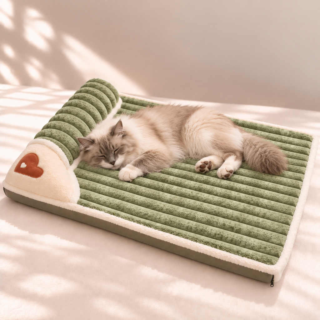 Memory Foam Pet Bed – Removable Washable Cushion Cover - TillyPaw