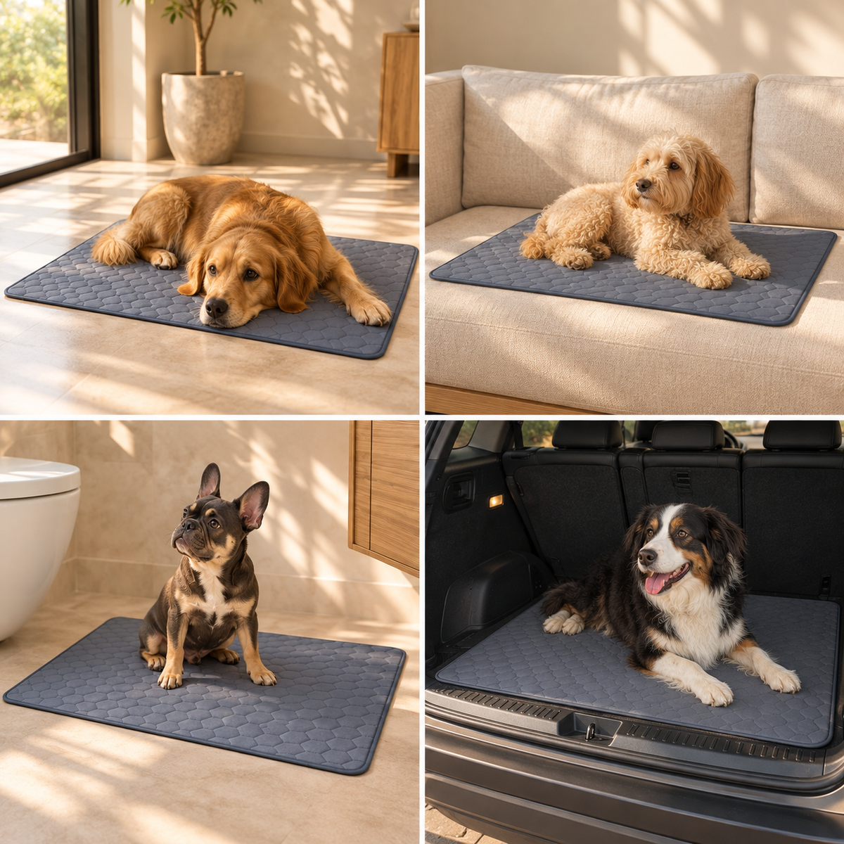 Dog Pee Pad – Reusable Washable Waterproof Protective Mat - TillyPaw