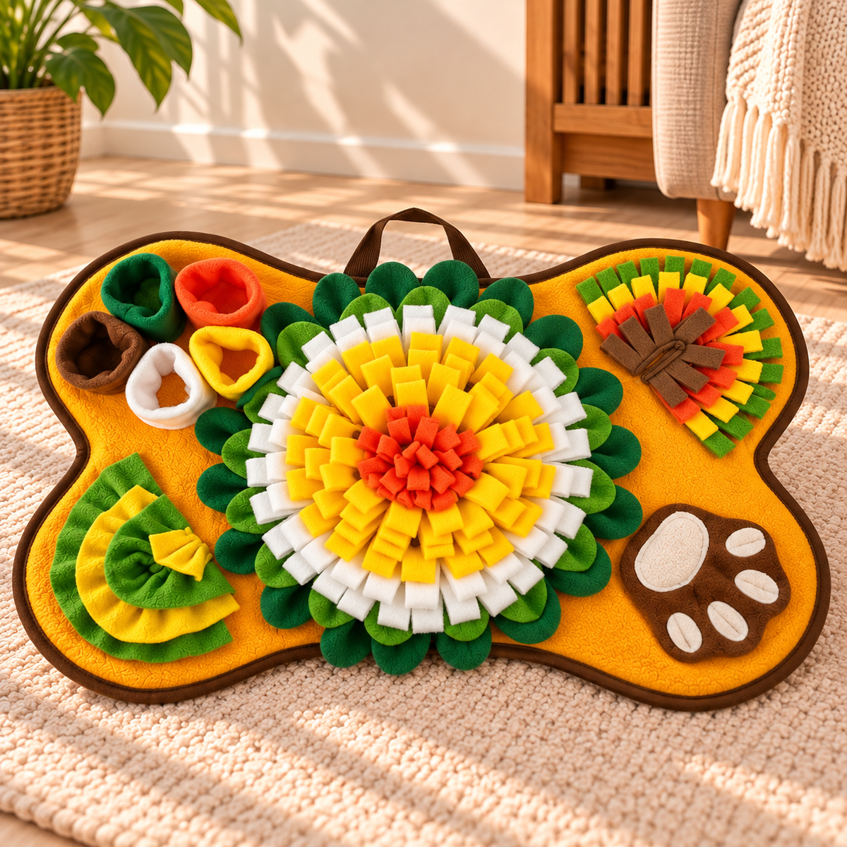 Dog Snuffle Mat – Slow Feeding Foraging Pad - TillyPaw