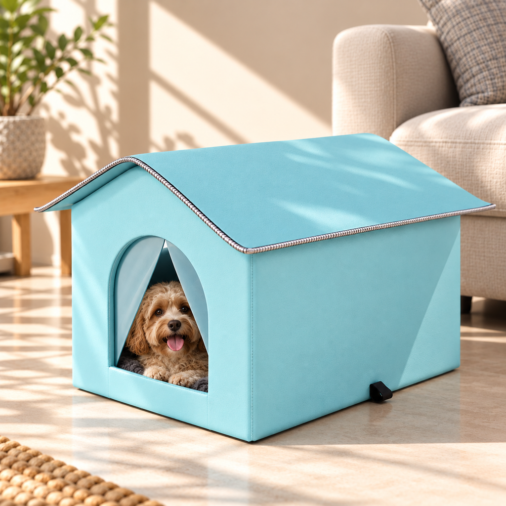 Outdoor Pet Cave – Waterproof Foldable Winter Bed - TillyPaw