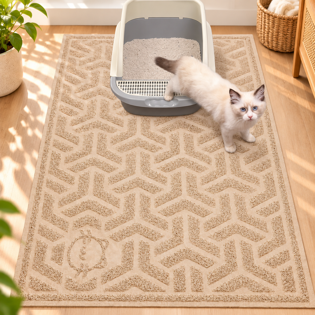 Extra Large Cat Litter Mat – Litter-Trapping - TillyPaw