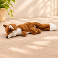 Squeaky Fox Plush Dog Toy – No-Stuffing Double-Layer Chew Toy - TillyPaw