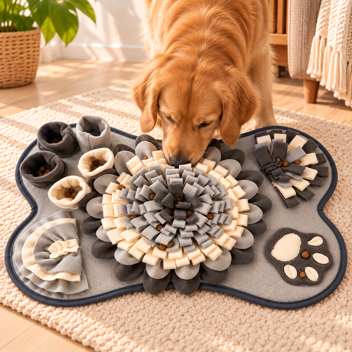 Dog Snuffle Mat – Slow Feeding Foraging Pad - TillyPaw