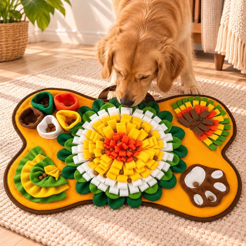 Dog Snuffle Mat – Slow Feeding Foraging Pad - TillyPaw
