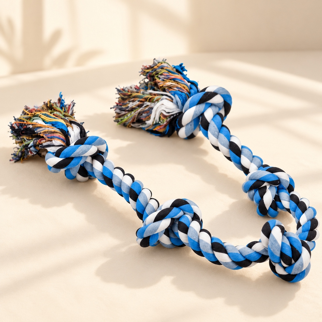 Extra Long Dog Rope Toy – Tug & Chew Rope for Dogs - TillyPaw