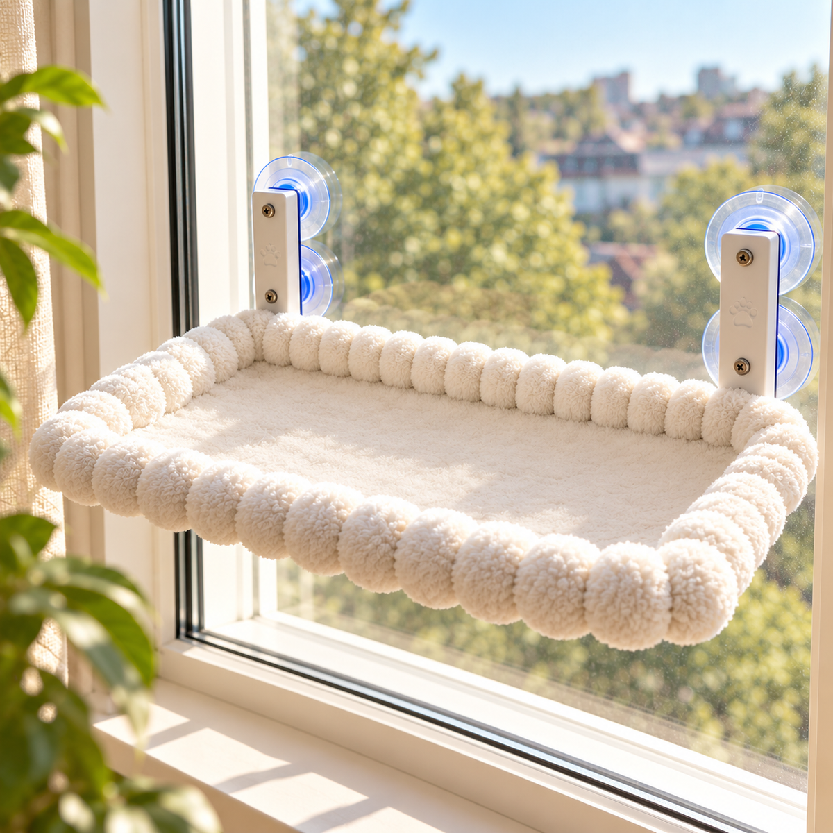 Cat Window Hammock – Secure Suction Cup Perch - TillyPaw