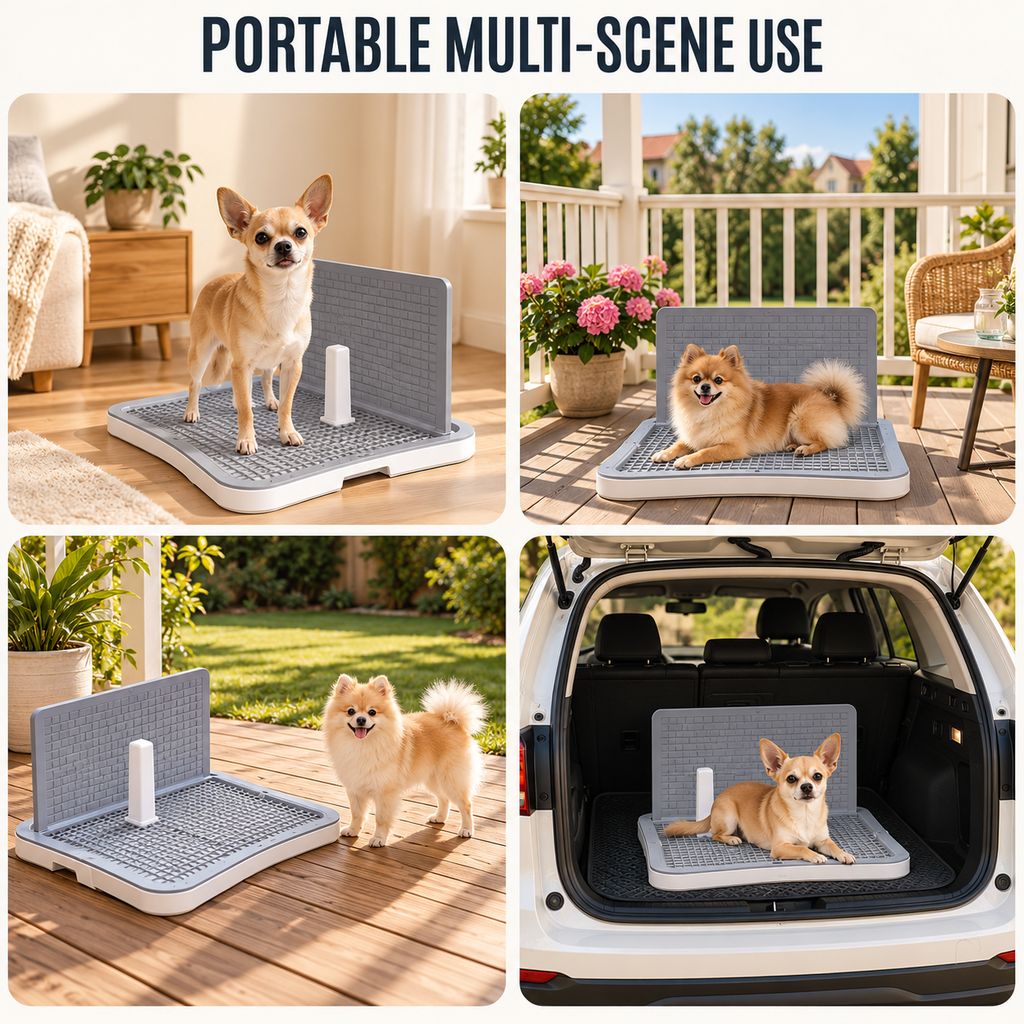 Pee Pad Holder with Splash Wall – Puppy Training Tray - TillyPaw
