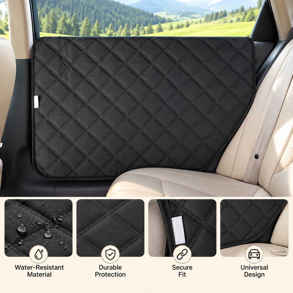 Dog Car Door Protector – 2-Pack Interior Door Covers - TillyPaw