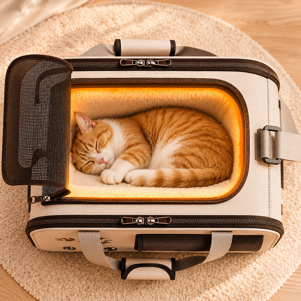 Pet Carrier – Shoulder Travel Bag for Cats & Small Dogs - TillyPaw