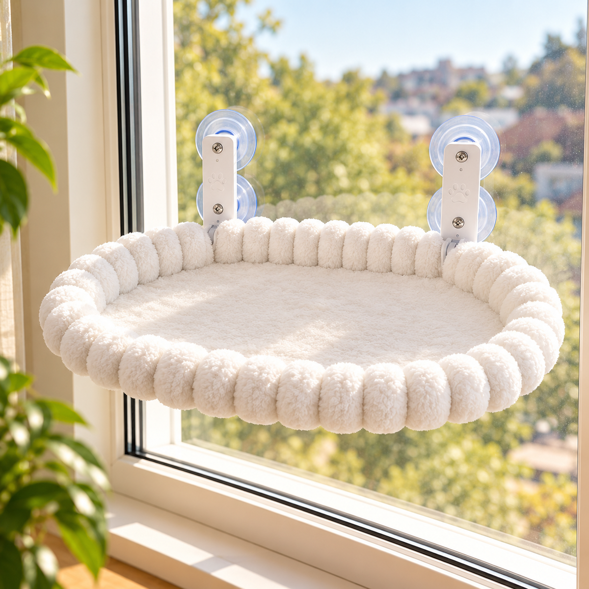 Cat Window Hammock – Secure Suction Cup Perch - TillyPaw