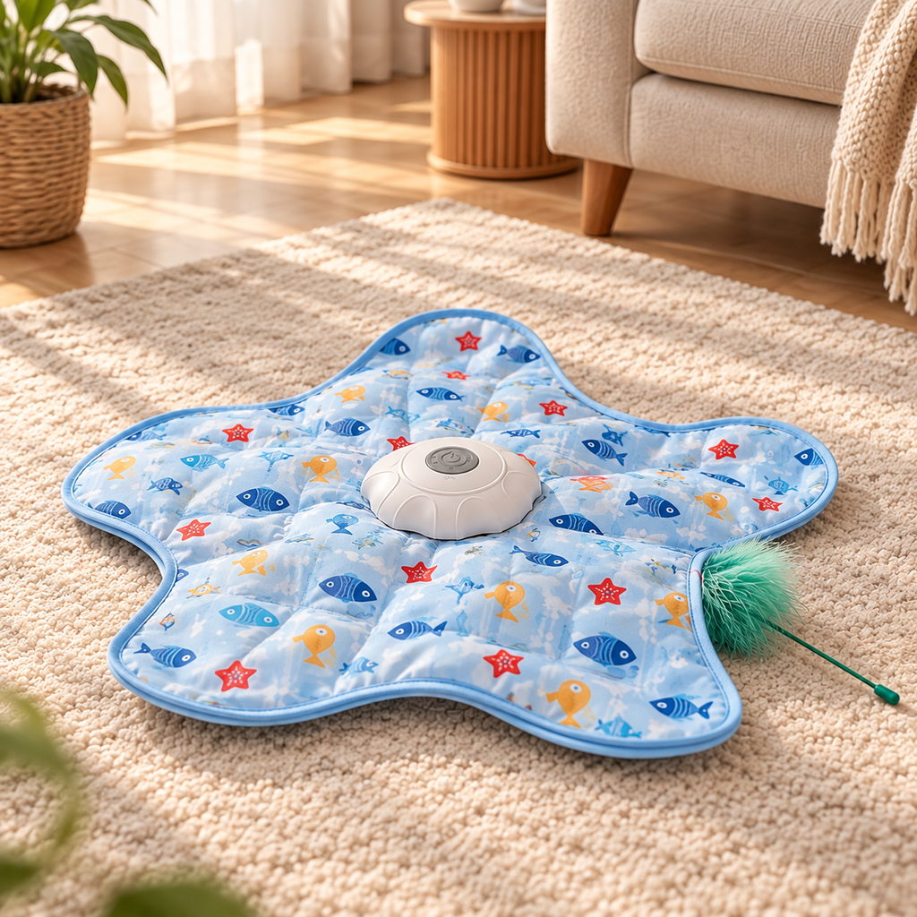 Interactive Cat Hunting Toy – Rechargeable Prey Mat - TillyPaw